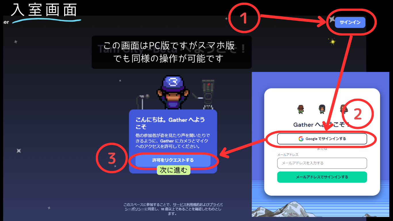 入室画面